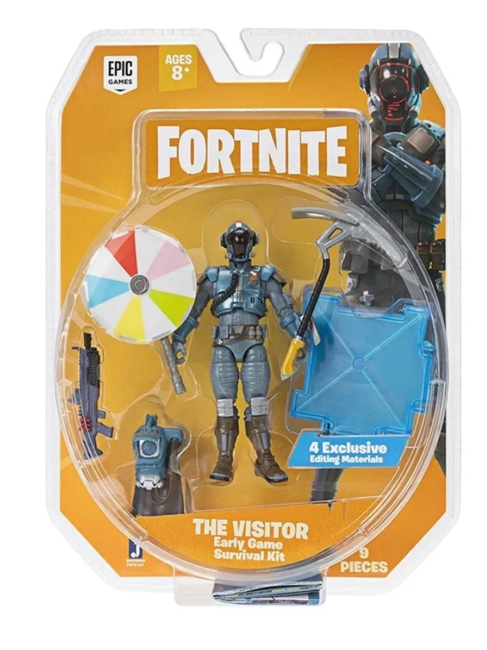 Fortnite Early Game Survival Kit - The Visitor Action Figure Playset (NIB)